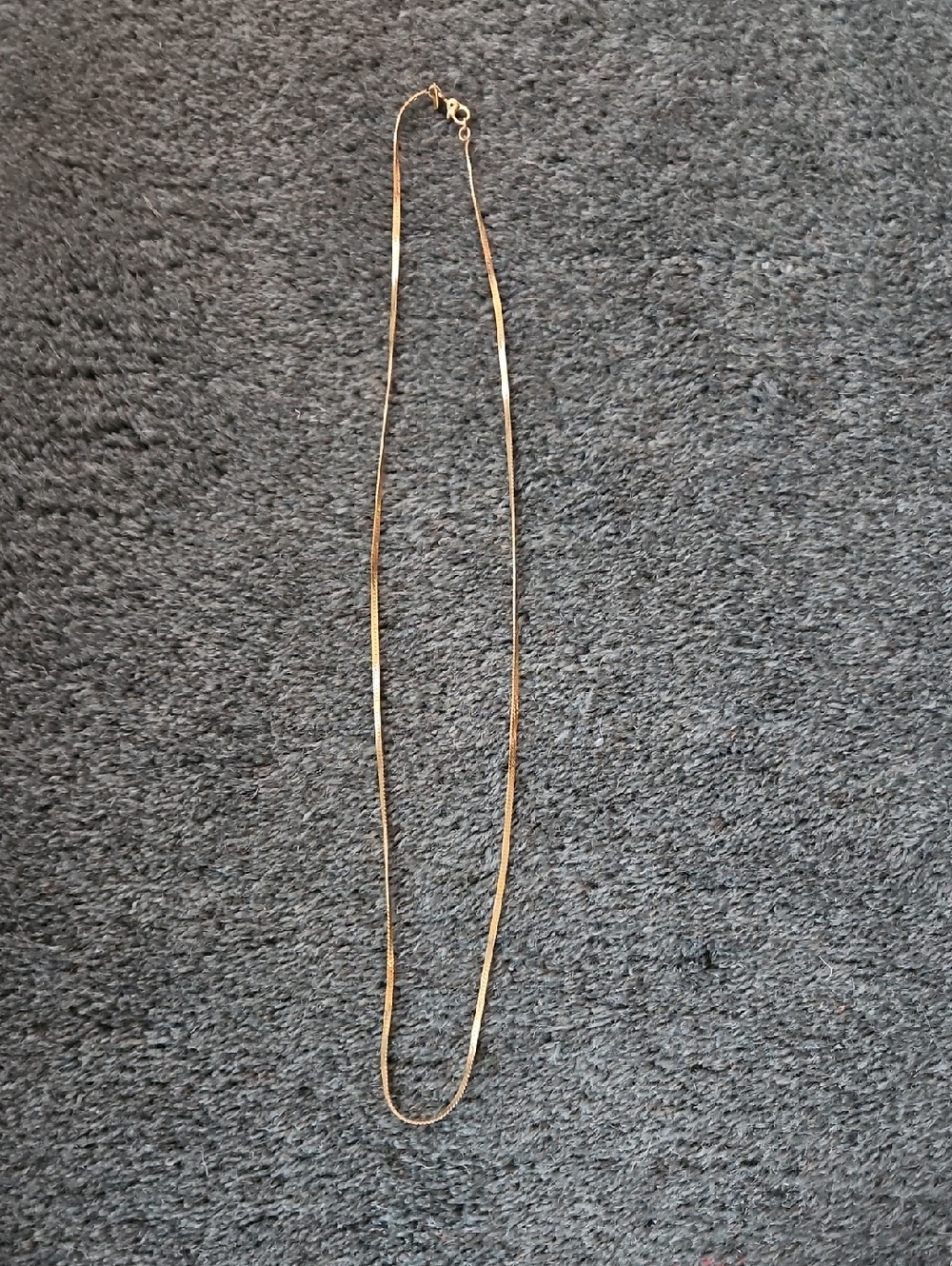 Monet Gold Tone Herringbone 23" Necklace - Sleek Gold Chain